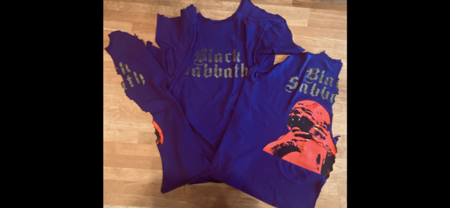 Stroke - the Black Sabbath shirt I was wearing when I had the stroke 04032023